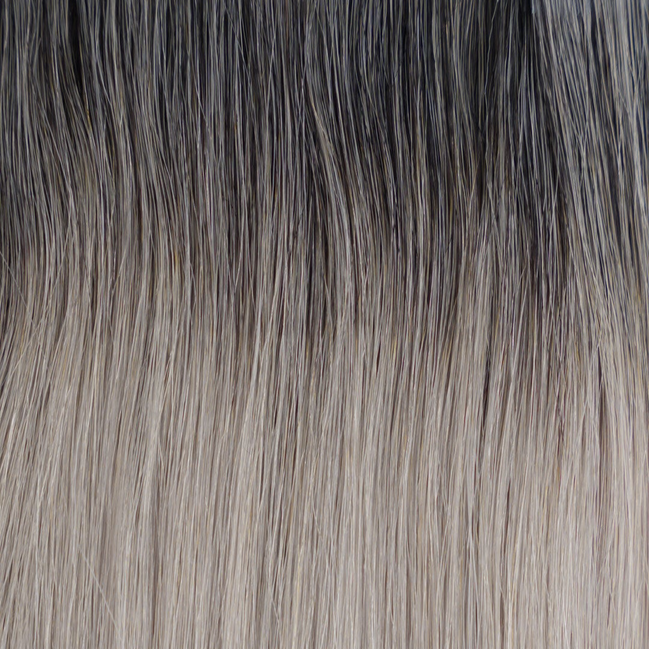 Clip-in Ashy Brown #4/11.21 Balayage hair extensions - balayage shade by Conde Professional