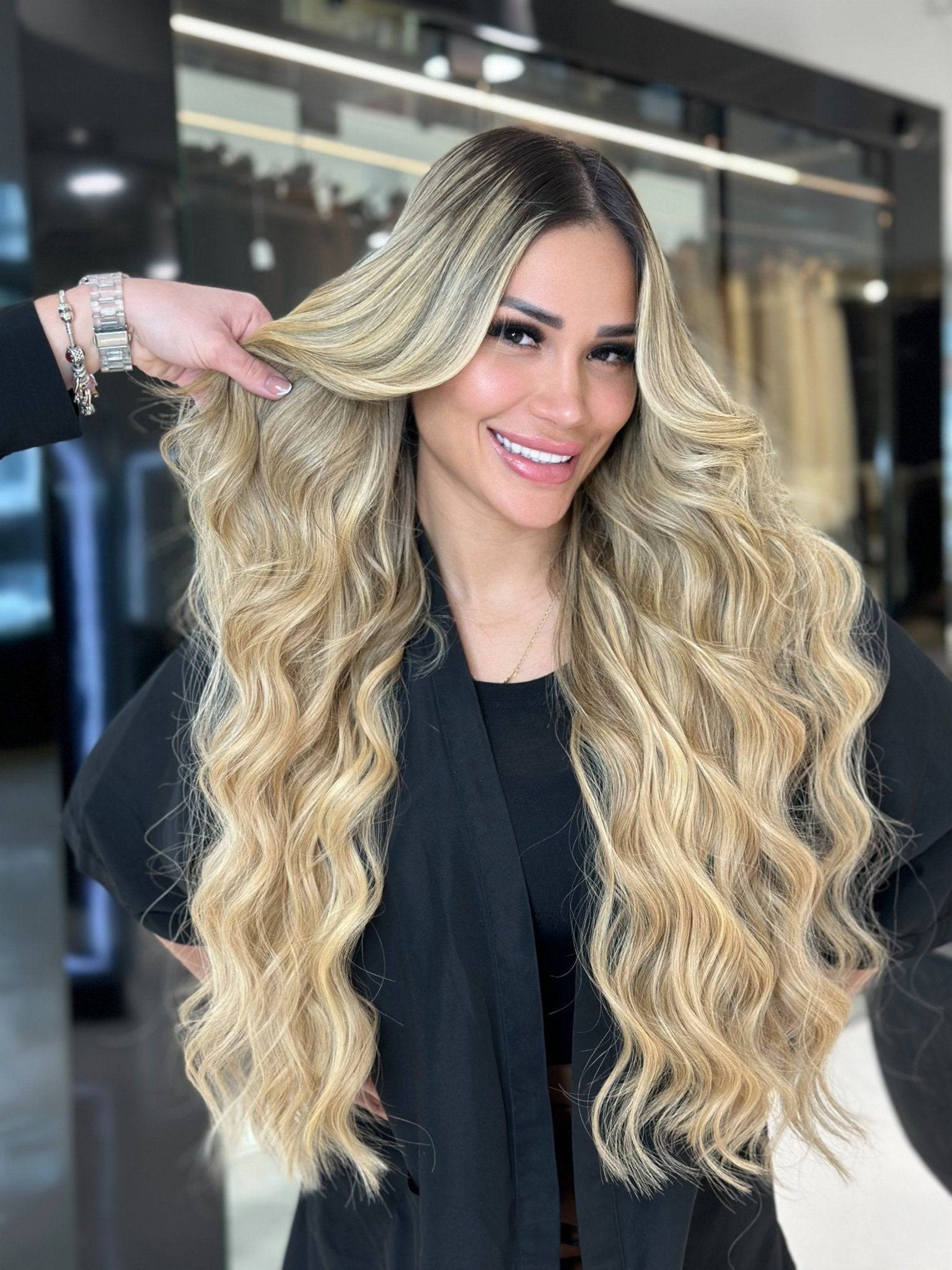 Bulk Vanilla #5/6/11 Balayage hair extensions - balayage shade by Conde Professional - view 3