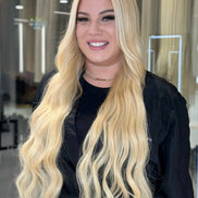 Bulk Extra Light Blonde #10 Natural hair extensions - natural shade by Conde Professional - view 2