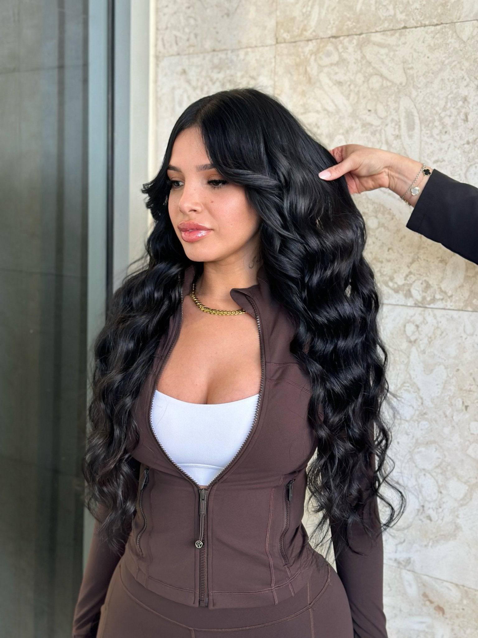 Bulk Natural Black #2 Natural hair extensions - natural shade by Conde Professional - view 2