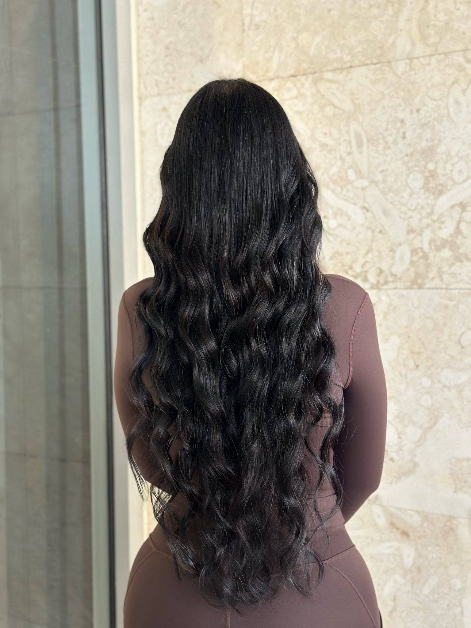 Bulk Natural Black #2 Natural hair extensions - natural shade by Conde Professional - view 3