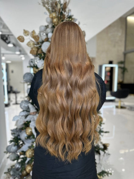 K-tip Light Blonde #8 Natural hair extensions - natural shade by Conde Professional - view 3