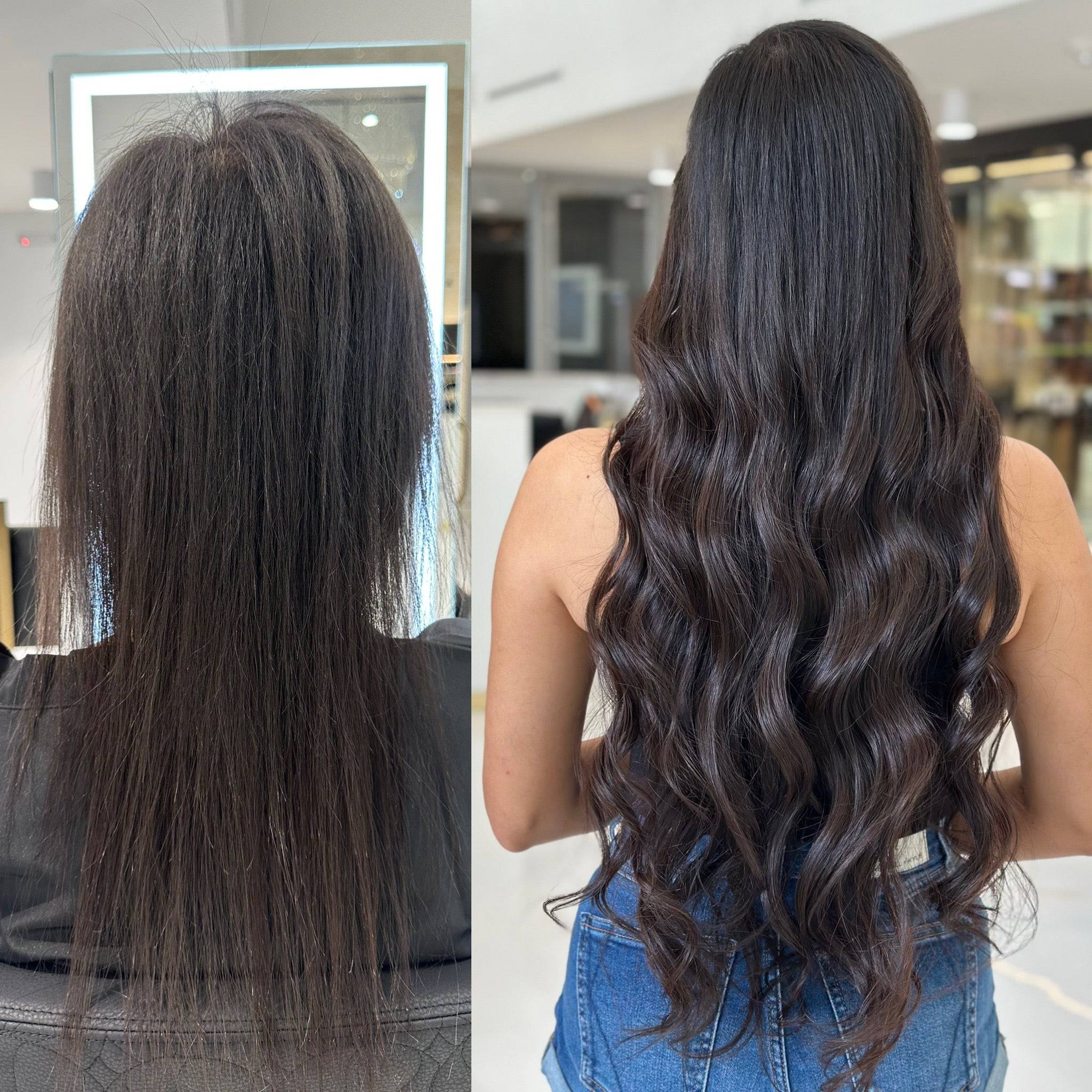 K-tip Natural Brown #4 Natural hair extensions - natural shade by Conde Professional - view 2