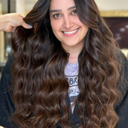 Thin Weft Dark Blonde #6 Natural hair extensions - natural shade by Conde Professional - view 4