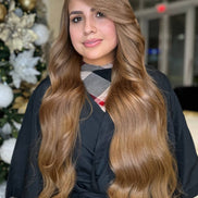 Thin Weft Light Blonde #8 Natural hair extensions - natural shade by Conde Professional - view 2