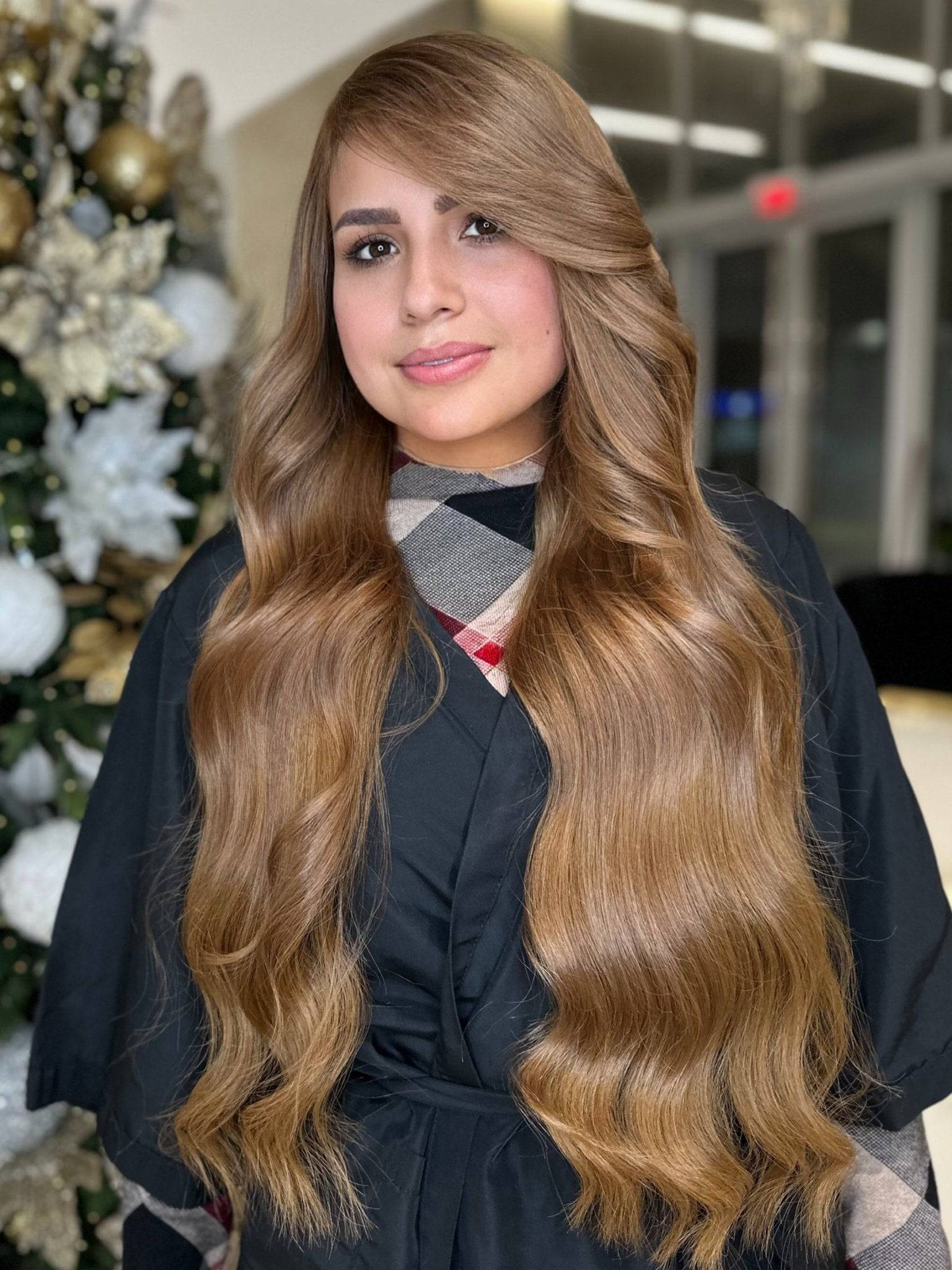 Thin Weft Light Blonde #8 Natural hair extensions - natural shade by Conde Professional - view 2