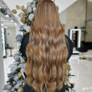 Thin Weft Light Blonde #8 Natural hair extensions - natural shade by Conde Professional - view 3