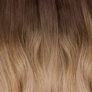 Chestnut Honey #5/7.3 Superblend hair extension swatch
