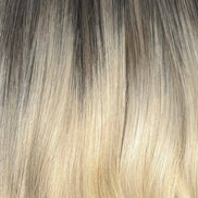 Tape-In Dark Blonde Melt #6/11 Rooted color swatch detail