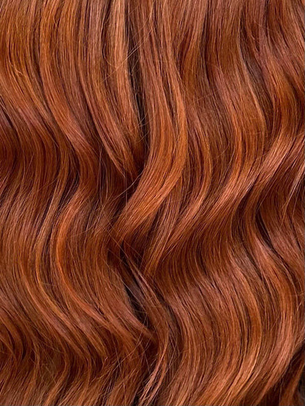 K-tip Copper Golden Blonde #7.43 Warm hair extensions - warm shade by Conde Professional - view 2