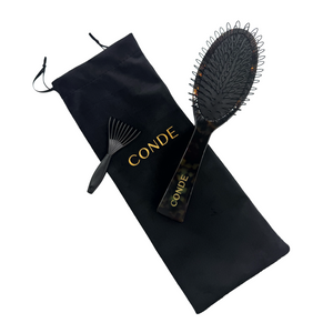 Conde Loop Brush in Classic Havana Acetate - Conde Professional hair extensions