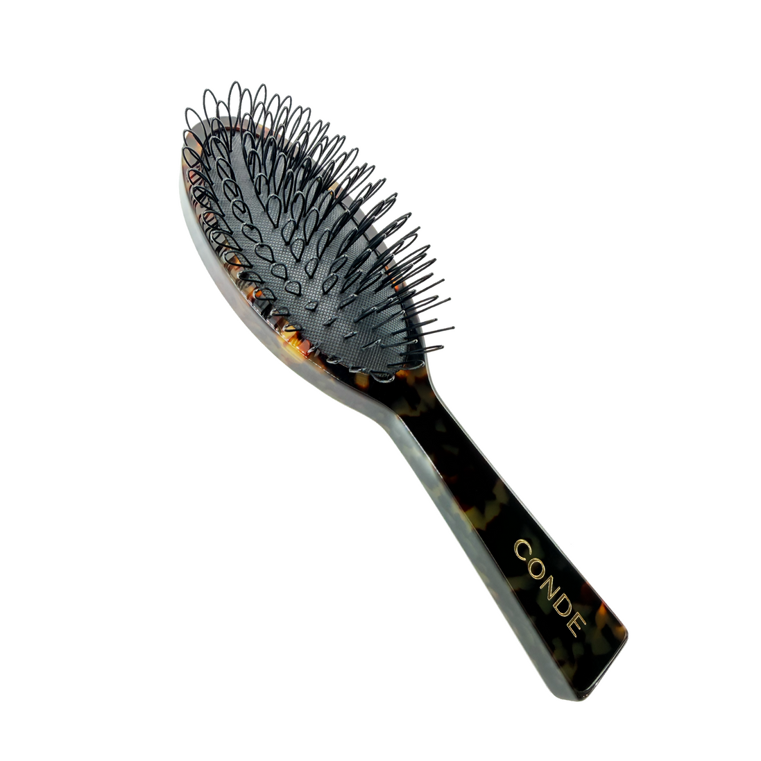 Conde Loop Brush in Classic Havana Acetate - Conde Professional hair extensions