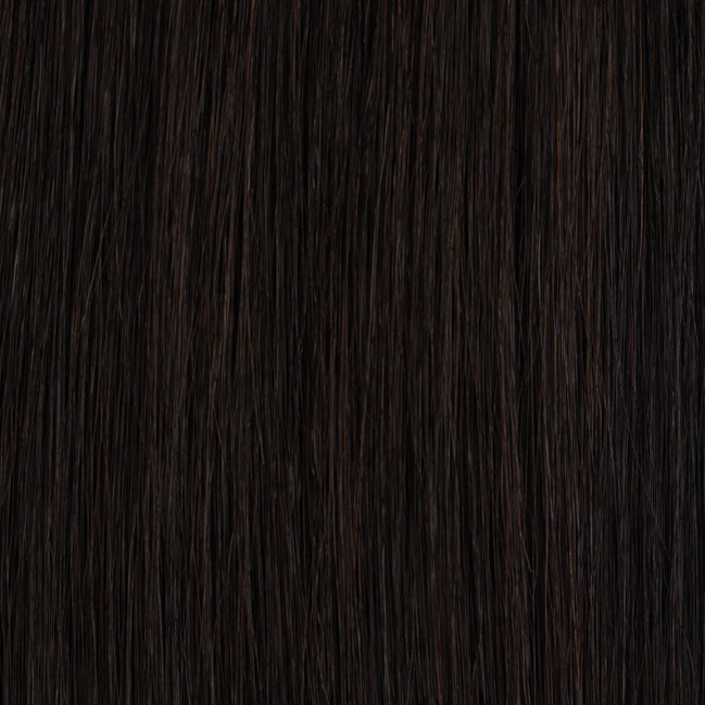 Thin Weft Natural Black #2 Natural hair extensions - natural shade by Conde Professional