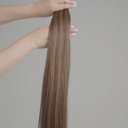 Conde Hair Brown Sugar Brunette #6/8 Highlights extension video