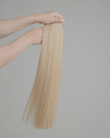 Conde Hair Extra Light Blonde #10 Solid extension video