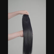 Jet Black #1 Solid hair extension